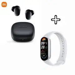 REDMI - Audifono Bluetooth Buds 6 Play Negro + Xiaomi Smart Band 9 - Silver