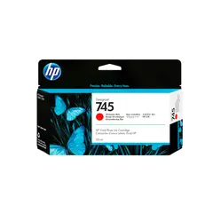 HP - TINTA 745A ROJO, 130ML, DESIGNJET Z2600, Z5600 P/N: F9K00A