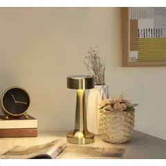 GENERICO - LÁMPARA TOUCH ELEGANTE ACERO INOX