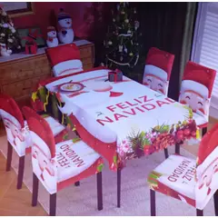 GENERICO - Juego de Mantel con 6 Fundas de Silla