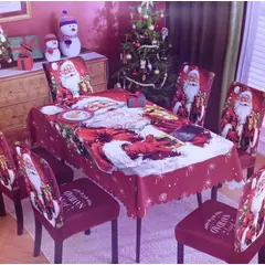GENERICO - Juego de Mantel con 6 Fundas de Silla