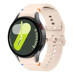 GENERICO - Correa Silicona Sport para SAMSUNG WATCH 7 - Rosa