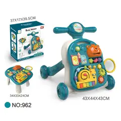 GENERICO - Caminador y Andador 2 en 1 Musical Verde