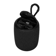 TEROS - PARLANTE Y AUDÍFONO TE-6033N BLUETOOTH INALAMBRICO 5W NEGRO