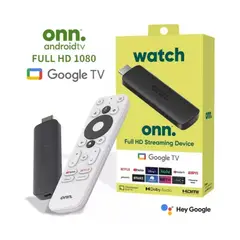 ONN - Google Tv Full Hd Streaming Con Control Remoto De Voz
