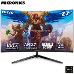 MICRONICS - Monitor DG27FC Gaming Curvo 27 Full HD 100hz 3ms FreeSync