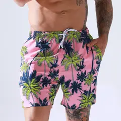 ZIMRAHYG - Pantalones Cortos Playa Casual De Secado Rápido Para Hombre