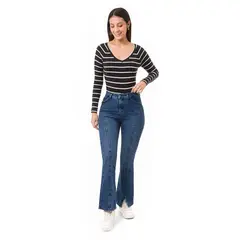 FITS ME - Pantalon Denim Stretch Mujer Gaels