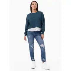 GOCCOS - Pantalon Denim Stretch Mujer Arumis