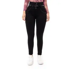 PIONIER - Pantalon Denim Stretch Mujer Aikoh
