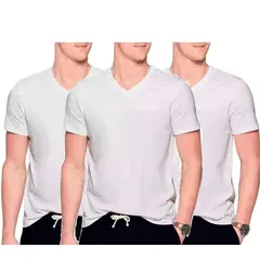 BOSTON - Pack X3 Polo Cuello en V 100% algodón