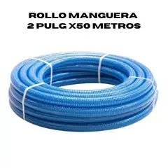 GENERICO - Rollo Manguera PVC de Succión y Descarga 2 pulg x50 metros