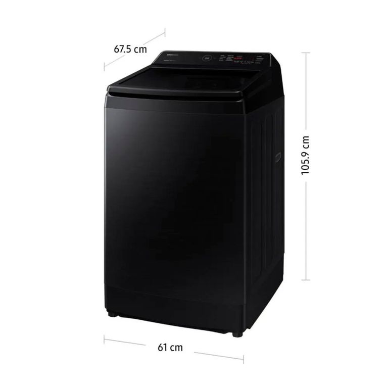 LAVADORA 13 KG ECO INVERTER WA13CG5441BVPE NEGRO