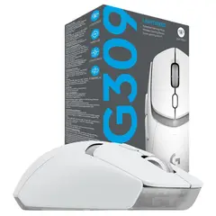 LOGITECH - Mouse G309 Lightspeed Wireless Bt 25k DPI Lightforce Blanco