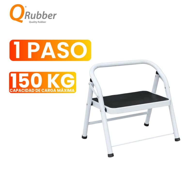 Escalera plegable de acero 1 peldaño -