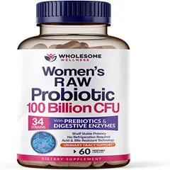 GENERICO - Wholesome Wellness Womens Raw Probiotic 60 Cápsulas Vegetales