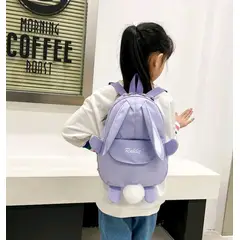 GENERICO - Mochila Kawaii Conejo Lila