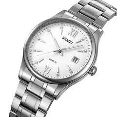 SKMEI - Reloj 2158 Analogo Correa Acero Caballero