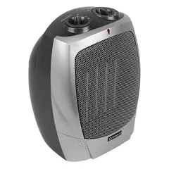 IMACO - Termoventilador ITC3181 1800w de Mesa Cuerpo de Toque Frio Gris