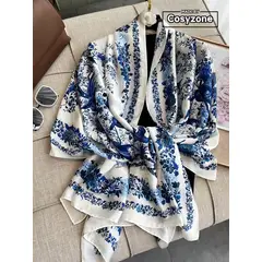 KAST PE - Bufanda Pashmina Esther de Seda - Pañuelo Diseño de Mujer