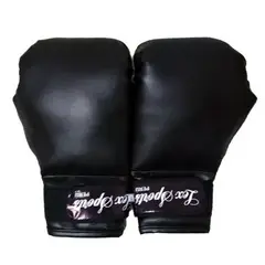 GENERICO - Guantes de box para adultos semi profesional en negro