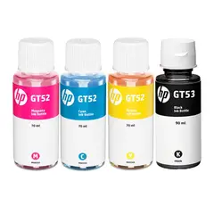 HP - Kit de 4 Tintas GT52 GT53 Originales 100%