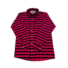 GENERICO - CAMISA NIÑO ALGODON LEÑADOR