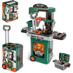 GENERICO - Juegos de herramienta para niño 3 en 1 VERDE