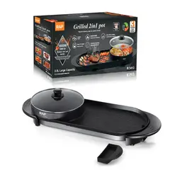 OTTOWARE - Parrilla Eléctrica 2 en 1