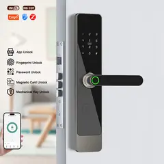 TECH CARE - Cerradura grande Inteligente con seguro 6 modos+ Asesoría Instalación