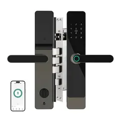 TECH CARE - Cerradura Inteligente Grande 5 Modos + Asesoría Instalación