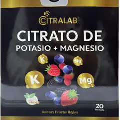 GENERICO - Citrato de Potasio y Magnesio - Caja de 20 sachets