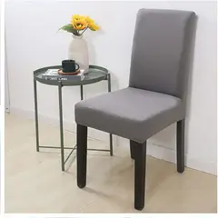 GENERICO - Fundas para Sillas Spandex de Gramaje Premium - pack 6und Plomo