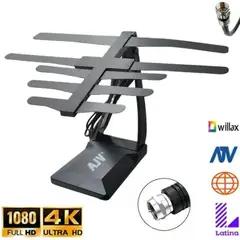 GENERICO - Antena TV Digital Full HD HDTV AJ 6022