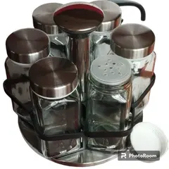 GENERICO - Organizador de especies 6 Piezas Giratorio