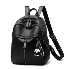 GENERICO - Mochila Para Mujer Morral Moda Cuero PU Cruzada Trabajo Estudios