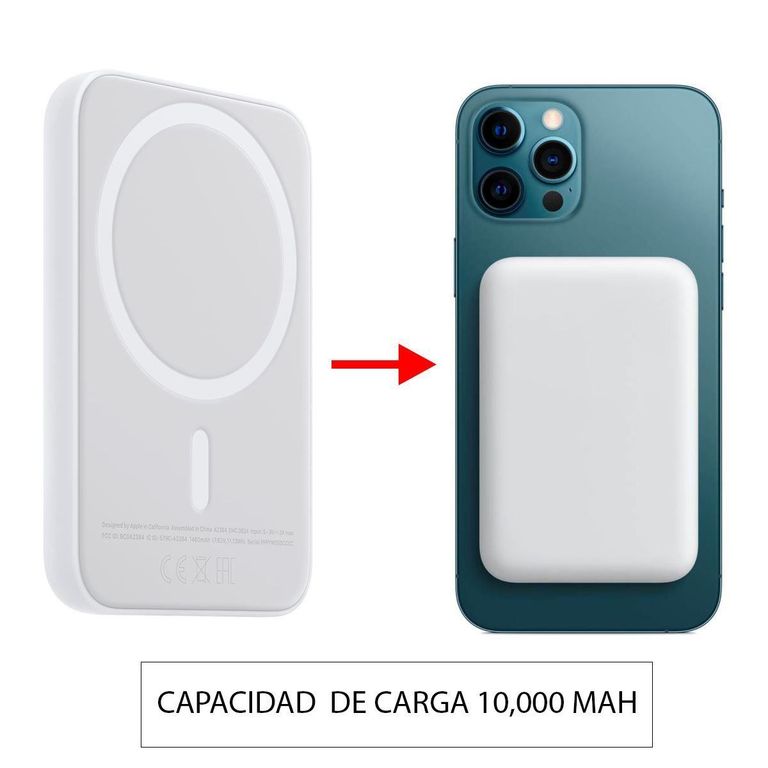 Power Bank para iPhone Cargador inalambrico 10000mAh