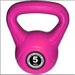 GENERICO - Pesa Rusa Kettebells de PVC 5 Kg - morado