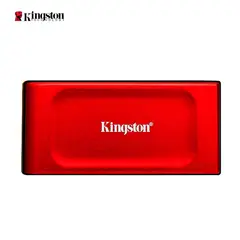 KINGSTON - Disco solido Externo XS1000, 2TB, Color Rojo