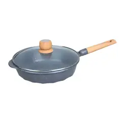 PENTHA - Sartén Antiadherente con Tapa - MGC N° 22 Color Plomo