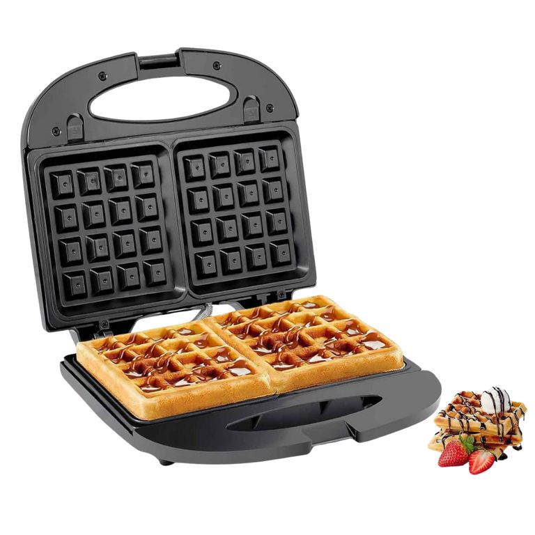 Maquina RAF Electrica Waflera Doble Cara Antiadherente 750W RAF R284H