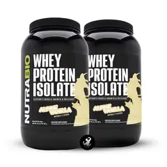 NUTRABIO - Pack x 02 Proteína aislada 2 LB - Alpine Vanilla
