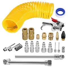 STANLEY - Kit de accesorios neumáticos, 20 piezas para compresor de aire