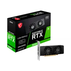 TARJETA DE VIDEO GEFORCE NVIDIA RTX 3050 LOW PROFILE 6GB OC GDDR6