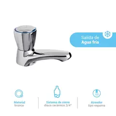 ITALGRIF - Grifería para Lavadero Modelo Baru Cromado