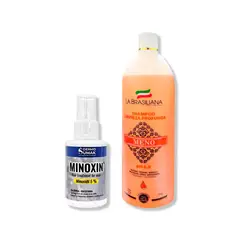 IMPORTADO MC - LOCIÓN MINOXIN 60ML + SHAMPOO ANTIRESIDUO 1LT