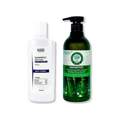 IMPORTADO MC - SHAMPOO ANTICAIDA SIN SAL 250ML + ACONDICIONADOR DE BAMBOO 550ML