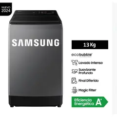 SAMSUNG - LAVADORA - WA13CG5441BDPE 13KG GRIS OSCURO