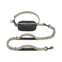 GENERICO - CORREA CON BOLSO Y DOBLE ASA ACOLCHADA PARA PERROS