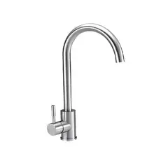 GENERICO - Monocomando tipo Ganso para Cocina en Bronce Cromado